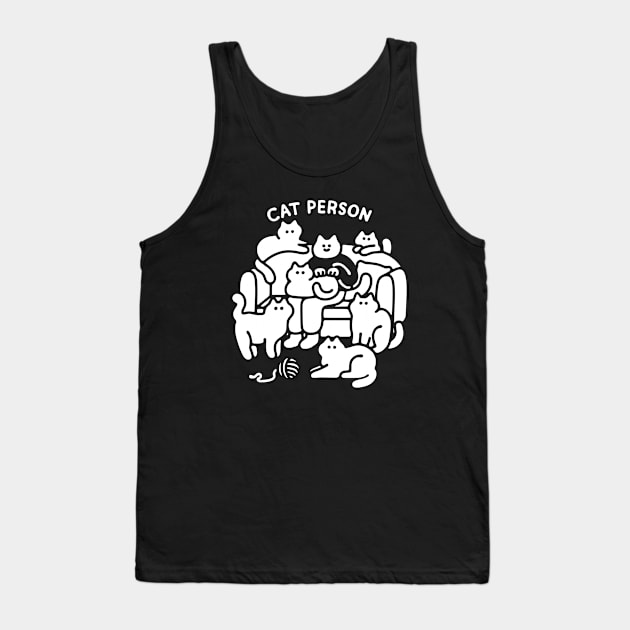 CAT PERSON Tank Top by obinsun